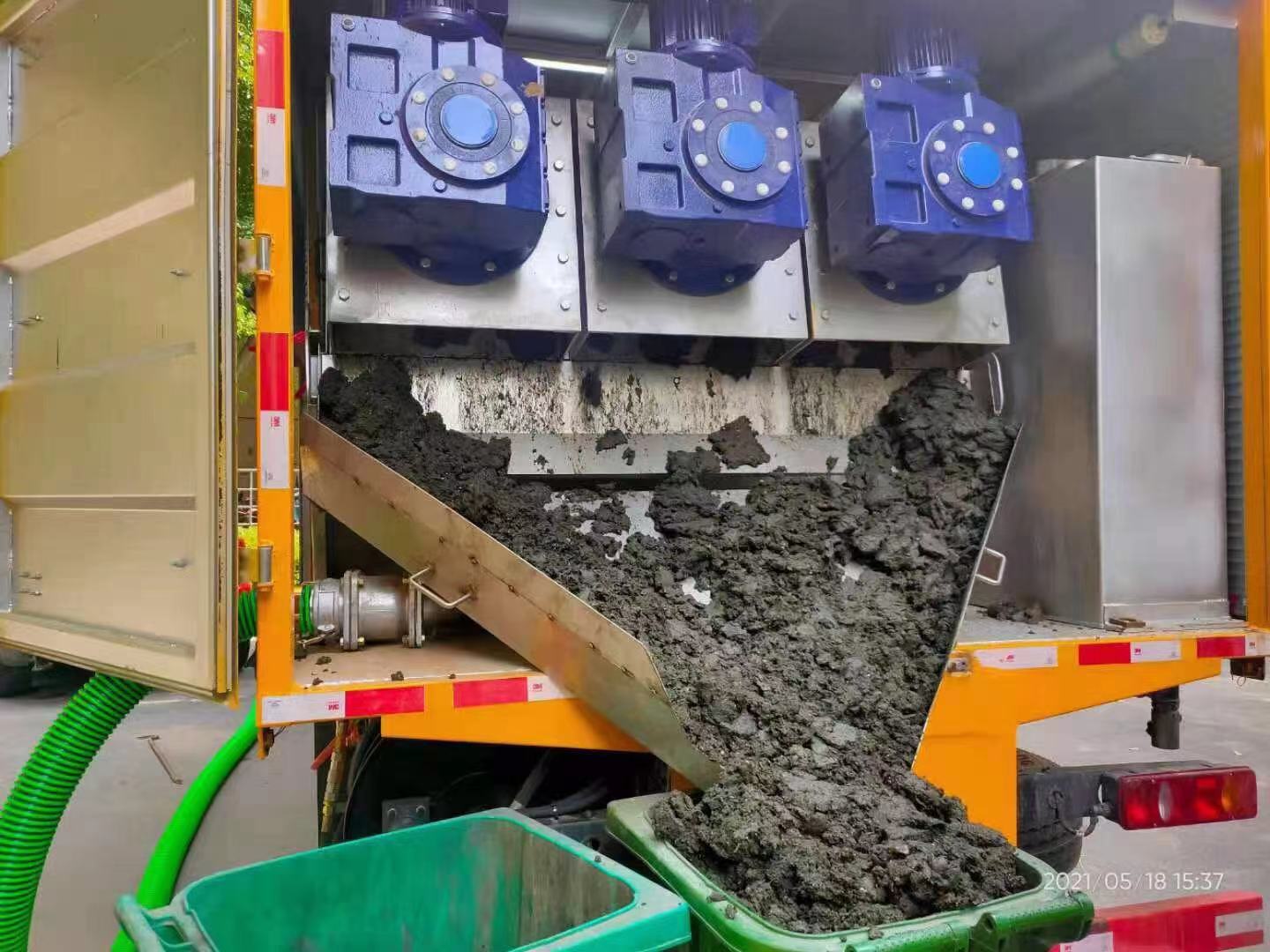 阿巴嘎化粪池清掏城市维护站-泥浆净化干湿分离处理